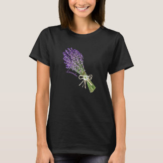 Snygg Lavender Flowers Lavender Botanical T Shirt