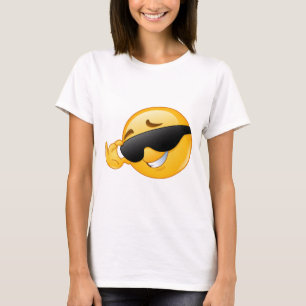 Snygg Lekfull Emoji T-Shirt – Rolig & Uttrycksfull