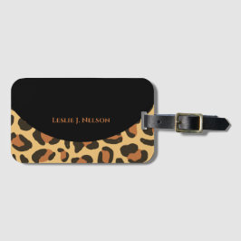 Snygg Leopardyck Gepard Bagagebricka