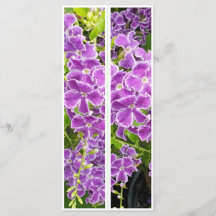 Snygg Lila blommor 2 Bokmärken