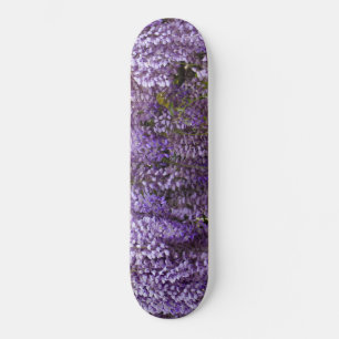 Snygg Lila blommor Mini Skateboard Bräda 18,5 Cm