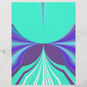 Snygg Lila Cyan motif Mönster Design