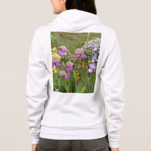Snygg Lila Iris Flower blommigt Photo T Shirt