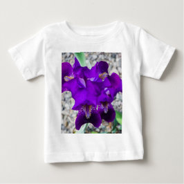 Snygg lila iris t shirt