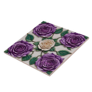 Snygg Lila Modern Collection Ro Kakelplatta
