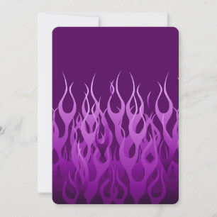 Snygg lila racingflammedesign