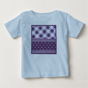 Snygg Lila schaktad Damask Seamless Mönster Tröja