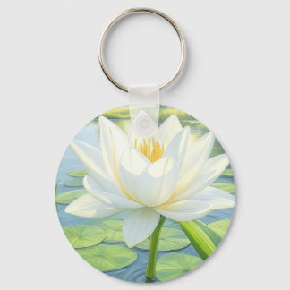 Snygg Lily Flower-Nyckelring Nyckelring