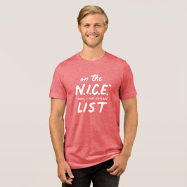 Snygg lista, konstig jul t shirt