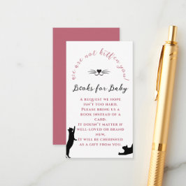 Snygg liten katt rosa flicka babyfirande böcker fö tilläggskort