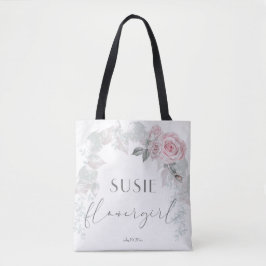 Snygg Ljus rosa Ro BarefootBride™ Tygkasse