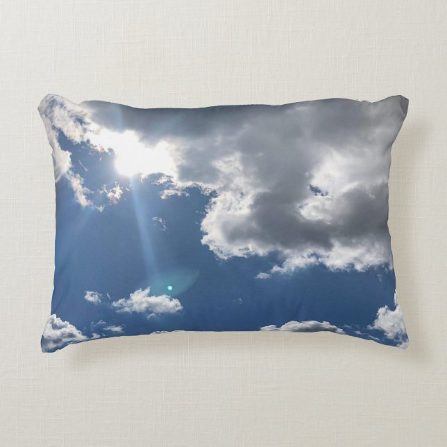 Snygg ljusdag prydnadskudde (Framsidan)