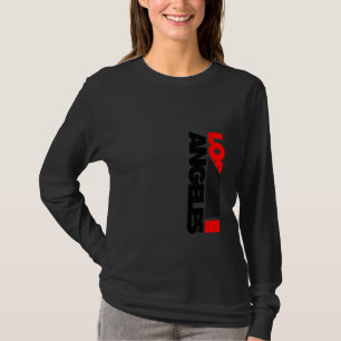 Snygg Los Angeles California Illustration Grafisk T Shirt