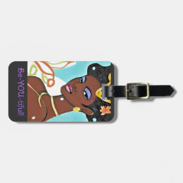 Snygg luggage-tagg bagagebricka