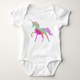 Snygg Magic Colorful Unicorn T Shirt