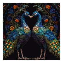 Snygg Majestic Peacock par Cushion