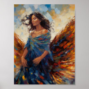 Snygg målning av Angel Poster
