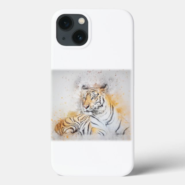 Snygg målning av bengal tiger (Baksida)