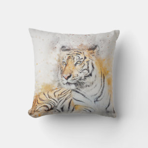 Snygg målning av bengal tiger kudde