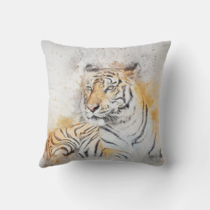 Snygg målning av bengal tiger kudde