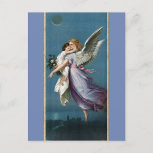Snygg målning av Guardian Angel Vykort