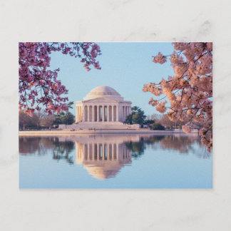 Snygg måltavla för Jefferson Memorial Vykort