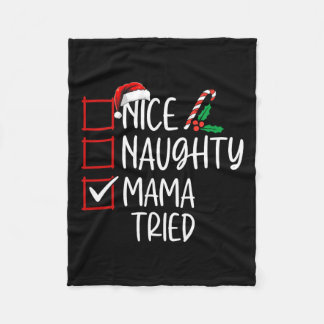 Snygg Mamma - jullista Jultomten Fleecefilt