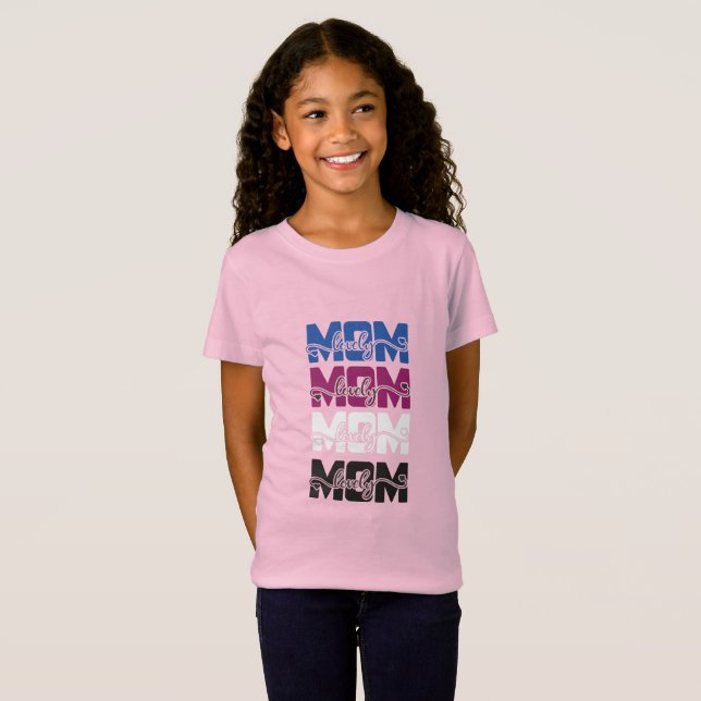 Snygg Mamma T Shirt (Hel framsida)