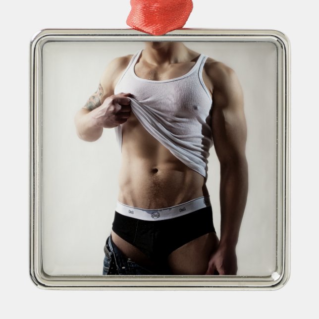 snygg man 41786a julgransprydnad metall (Framsidan)