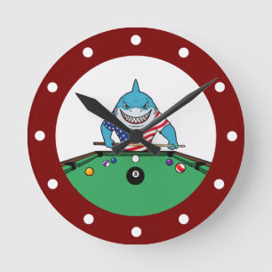 Snygg Man Cave Pool Shark Väggur