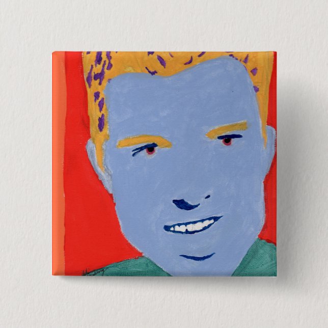 Snygg man knäppas knapp (Framsida)