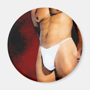 Snygg man magnet