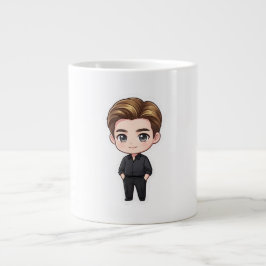 Snygg manlig huvudroll i koreansk drama Kaffe Mugg Jumbo Mugg