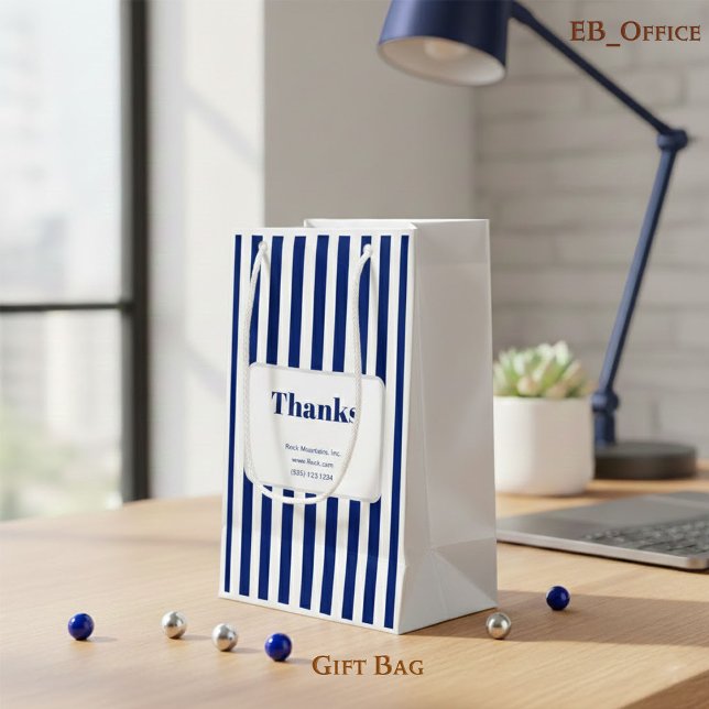 Snygg marinblåa vertikala ränder Arbetskläder (Skapare uppladdad)