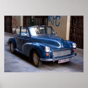 Snygg marris Minor Conversible Tourer Poster