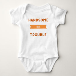 Snygg men riktig bråkstake babytröja - Söt småbarn T Shirt