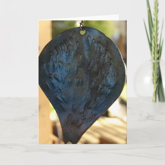 Snygg Metall Löv Kort (Framsida)