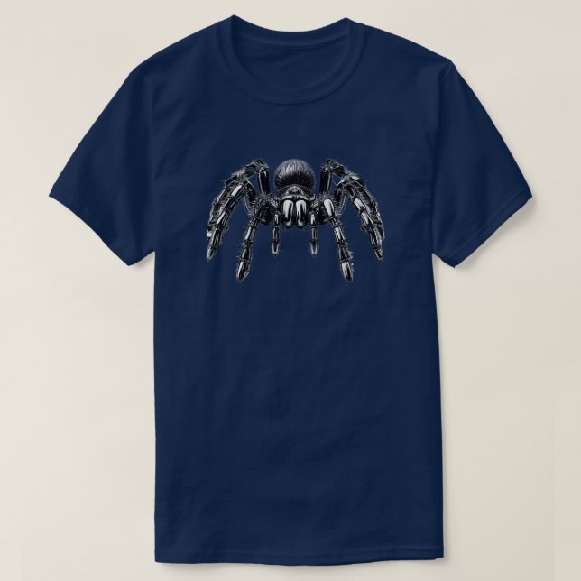 Snygg metallisk utseende Tarantula T Shirt (Design framsida)