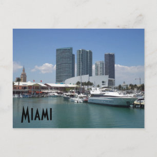 Snygg Miami Vykort