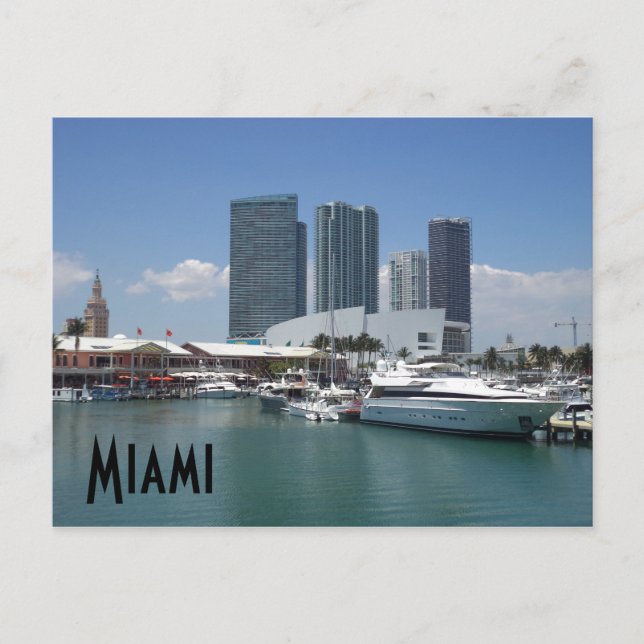 Snygg Miami Vykort (Framsida)