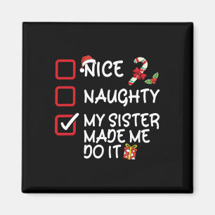 Snygg, min syster fick mig att göra julklapp magnet