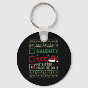Snygg, min syster fick mig att göra julklapp nyckelring