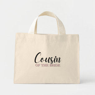 Snygg Minimal Art-handväska - Brudens kusin Mini Tygkasse