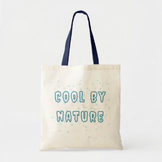 Snygg minimalistisk typografi av naturen tygkasse