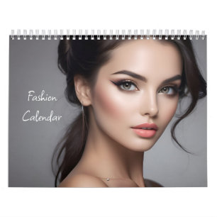 Snygg mode-kvinna kalender