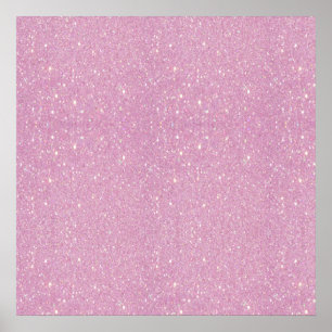 Snygg, moderiktig mjuk lila glitter blankt poster