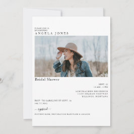 Snygg, modern, modern foto-Möhippa Inbjudningar