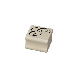 Snygg monogram bokstav E redigerbar design Stämpel