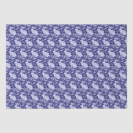 Snygg Mörk blått och vit kanin Dedham Delft