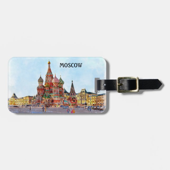 Snygg Moskva Bagagebricka (Horisontell Framsida)